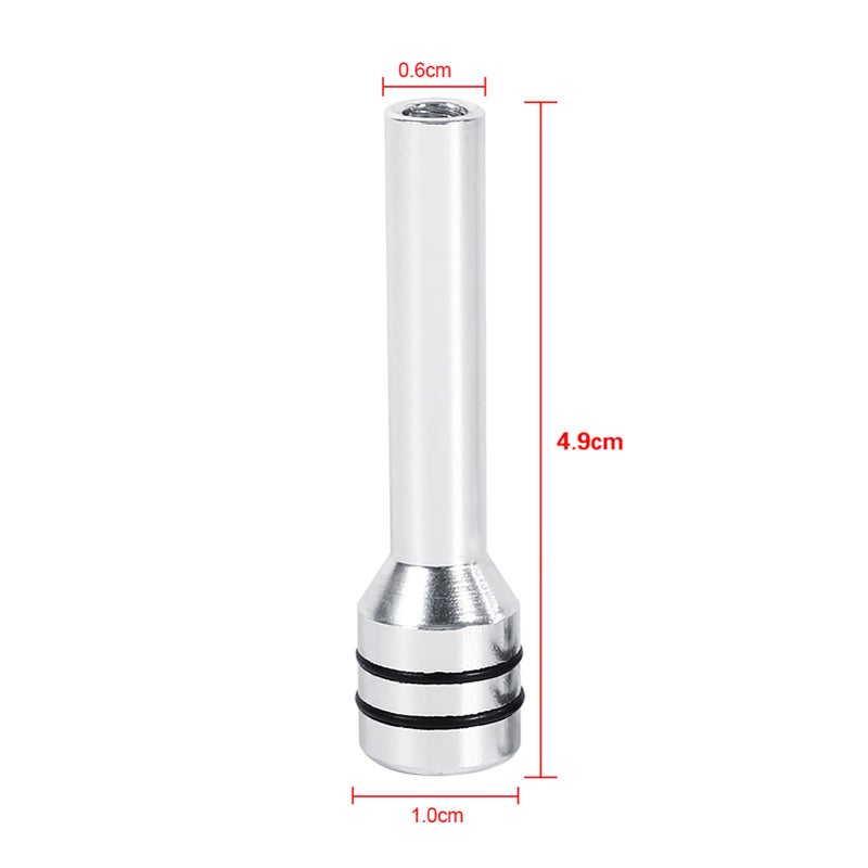 VGEBY 2 Pcs Car Lock Knob, Aluminum Interior Door Lock Bolt Pin Cover Door Pull Pins for Car SUV Truck Automobile (Color : Silver) - Image 4